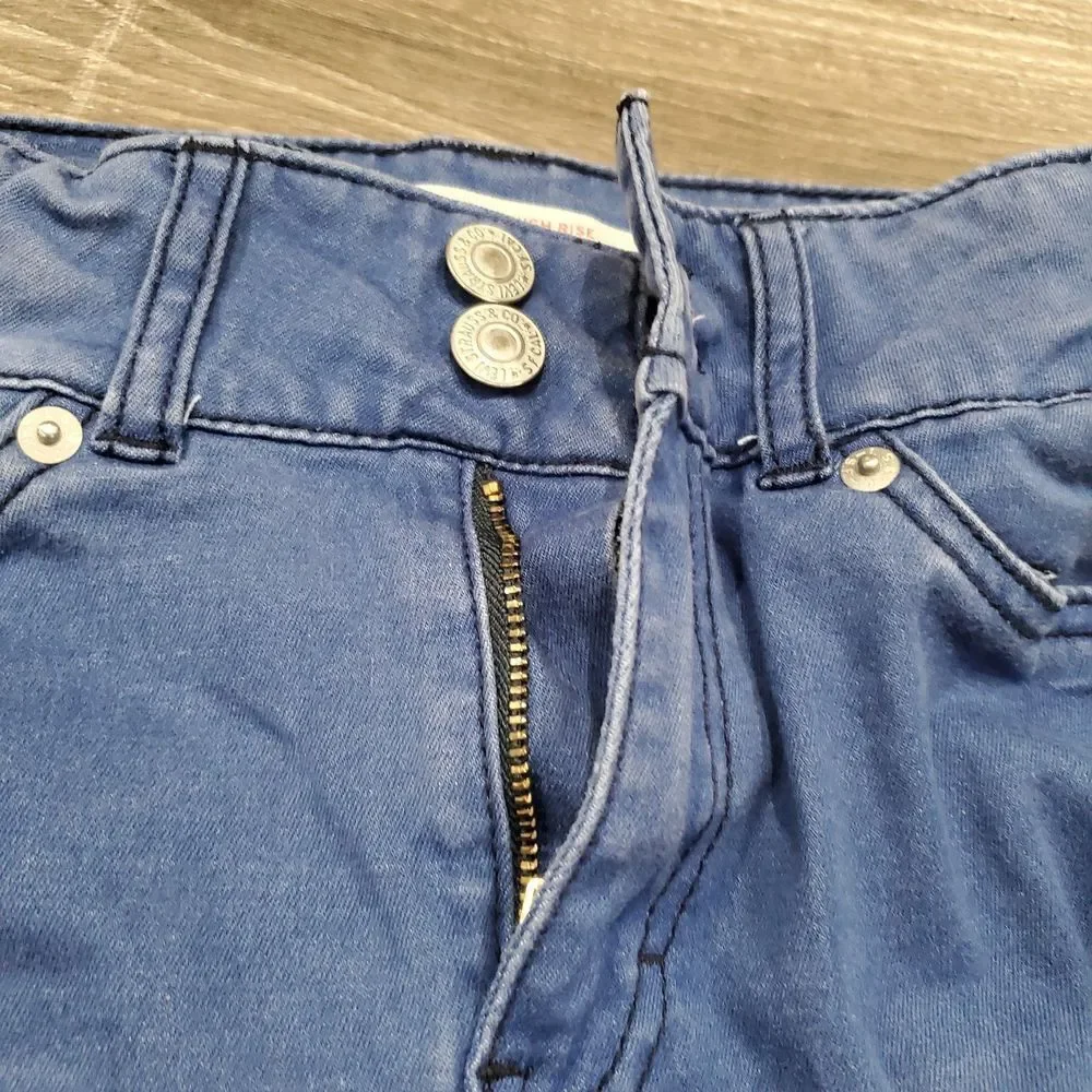 Kids Levi's Jeans Size 8 Blue Jeans with Frayed Hem
